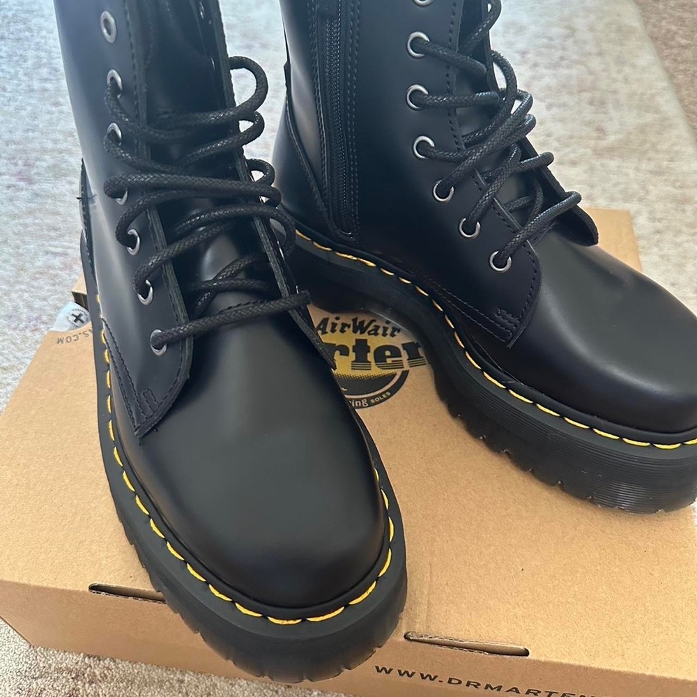 Brand new doc marten platform boots